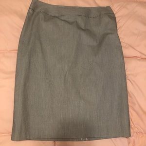 Halogen pinstripe skirt
